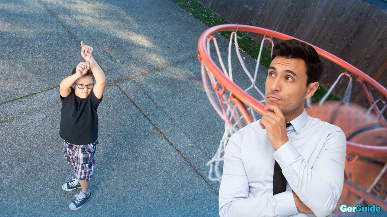Wie hoch ist ein Basketballkorb